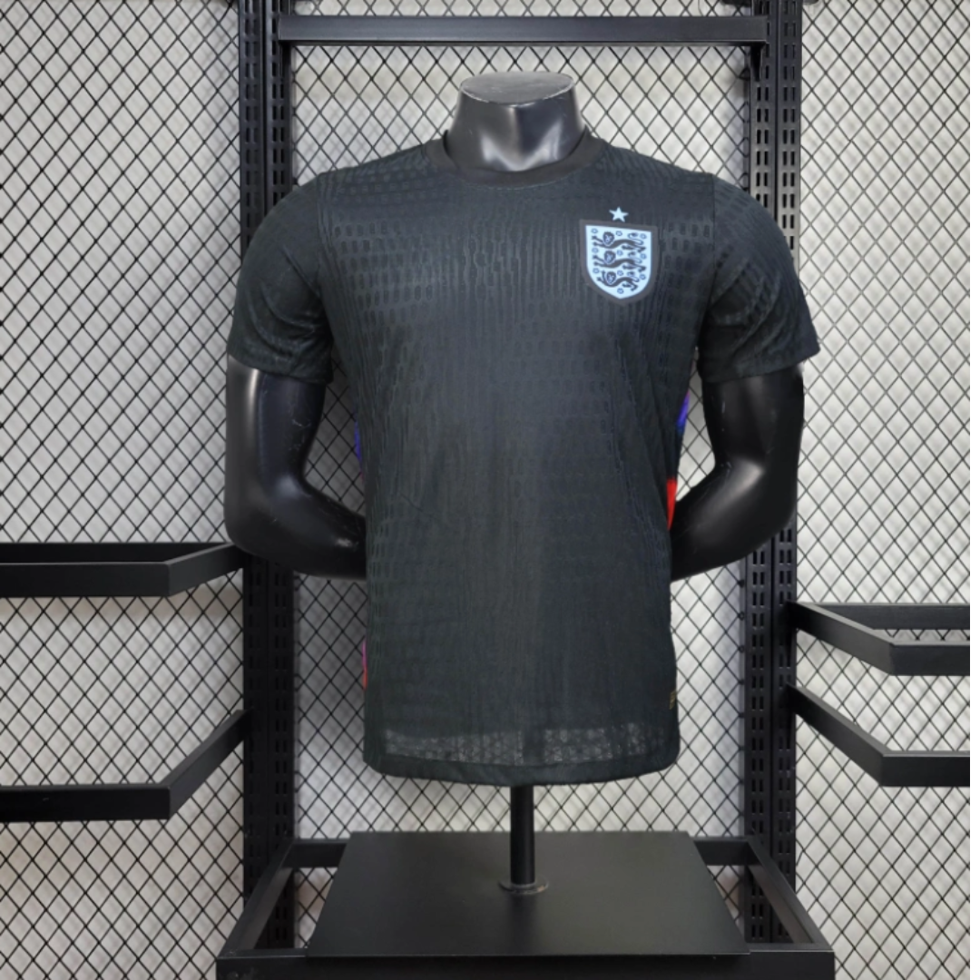 England 25/26 Training Jersey - Black - Player Version - Slim Fit