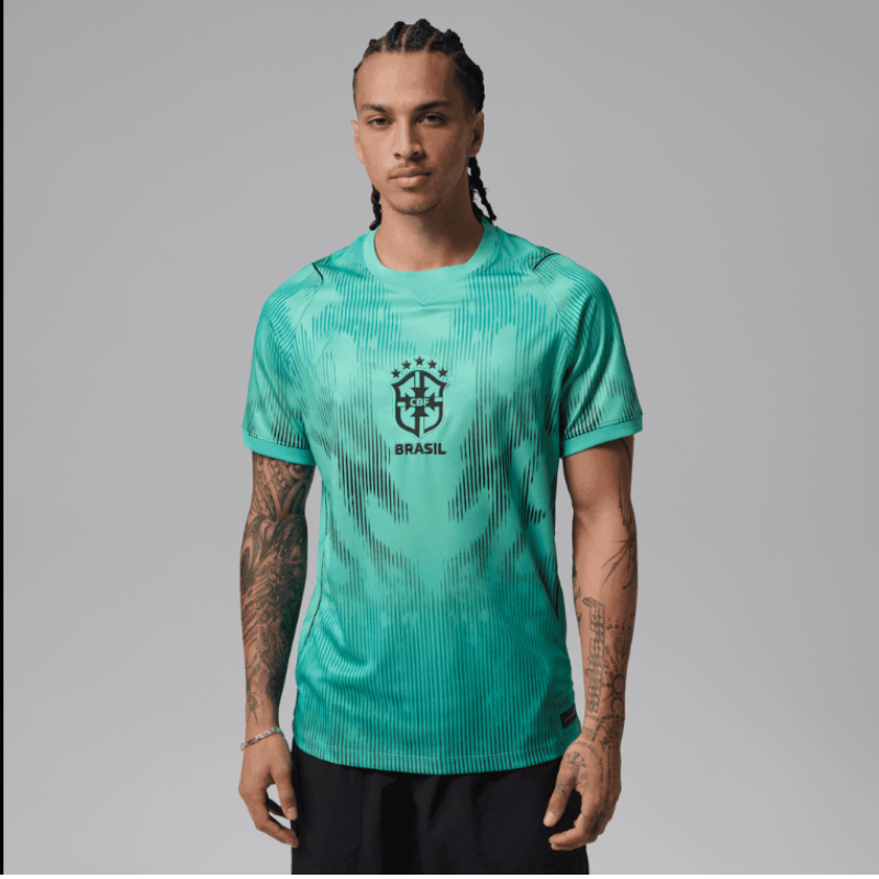 Brasil Jordan 2026 Mens Short Sleeve Goalkeeper Jersey World Cup