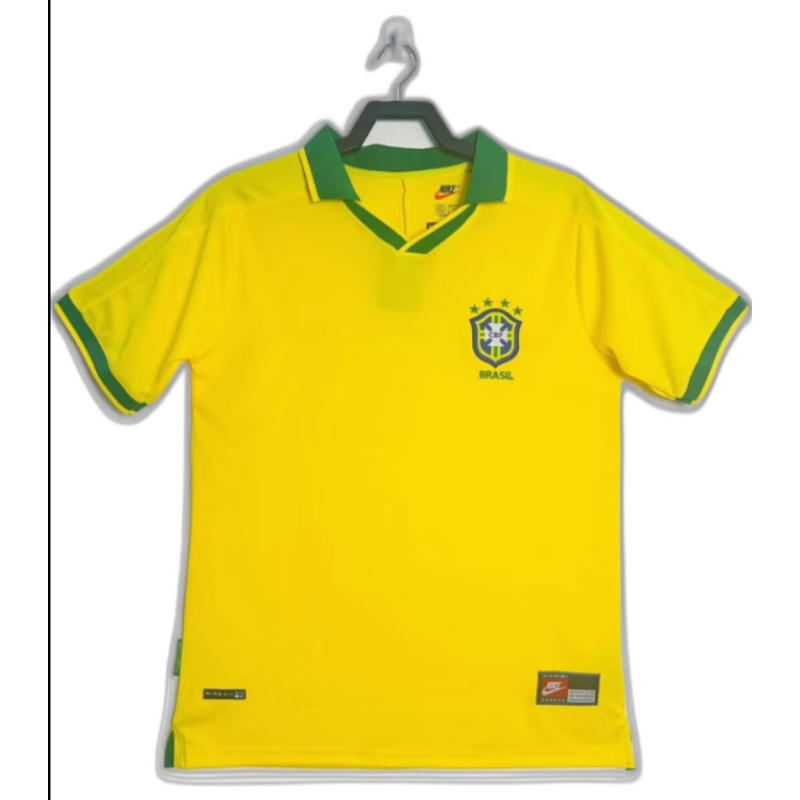 Brazil 1997 I Home Jersey - Retro Version